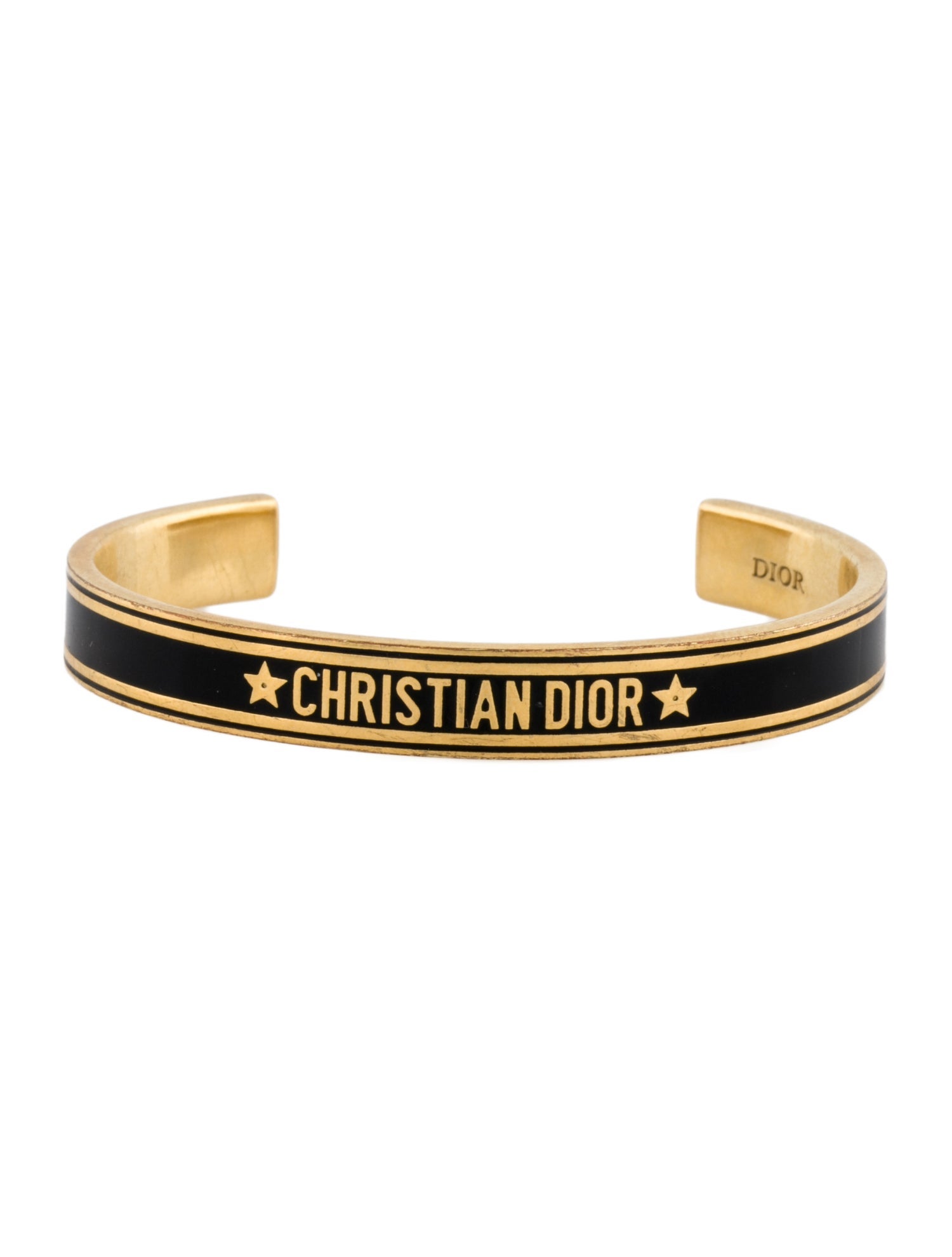 Christian Dior Enamel Code Bangle