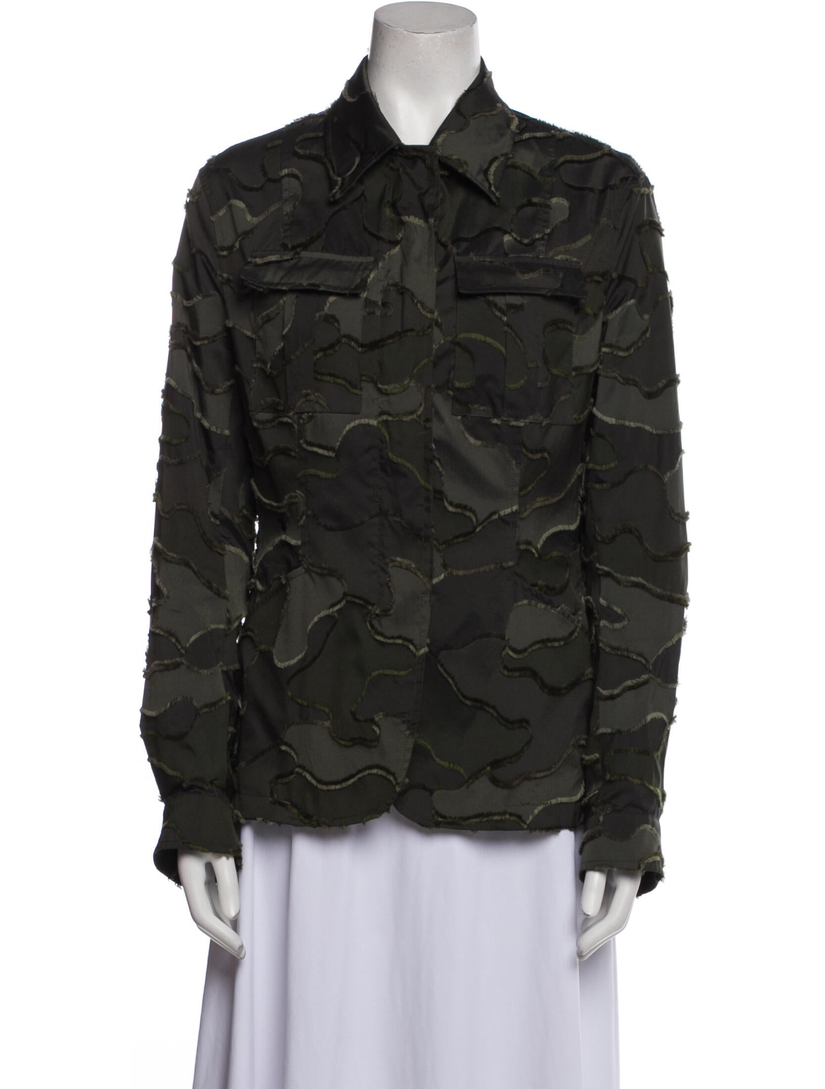Christian Dior 2020 Camouflage Print Utility Jacket