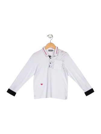 Christian Dior Boy's Collared Long Sleeve Shirt