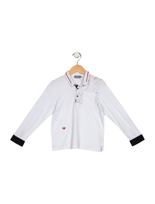 Christian Dior Boy's Collared Long Sleeve Shirt