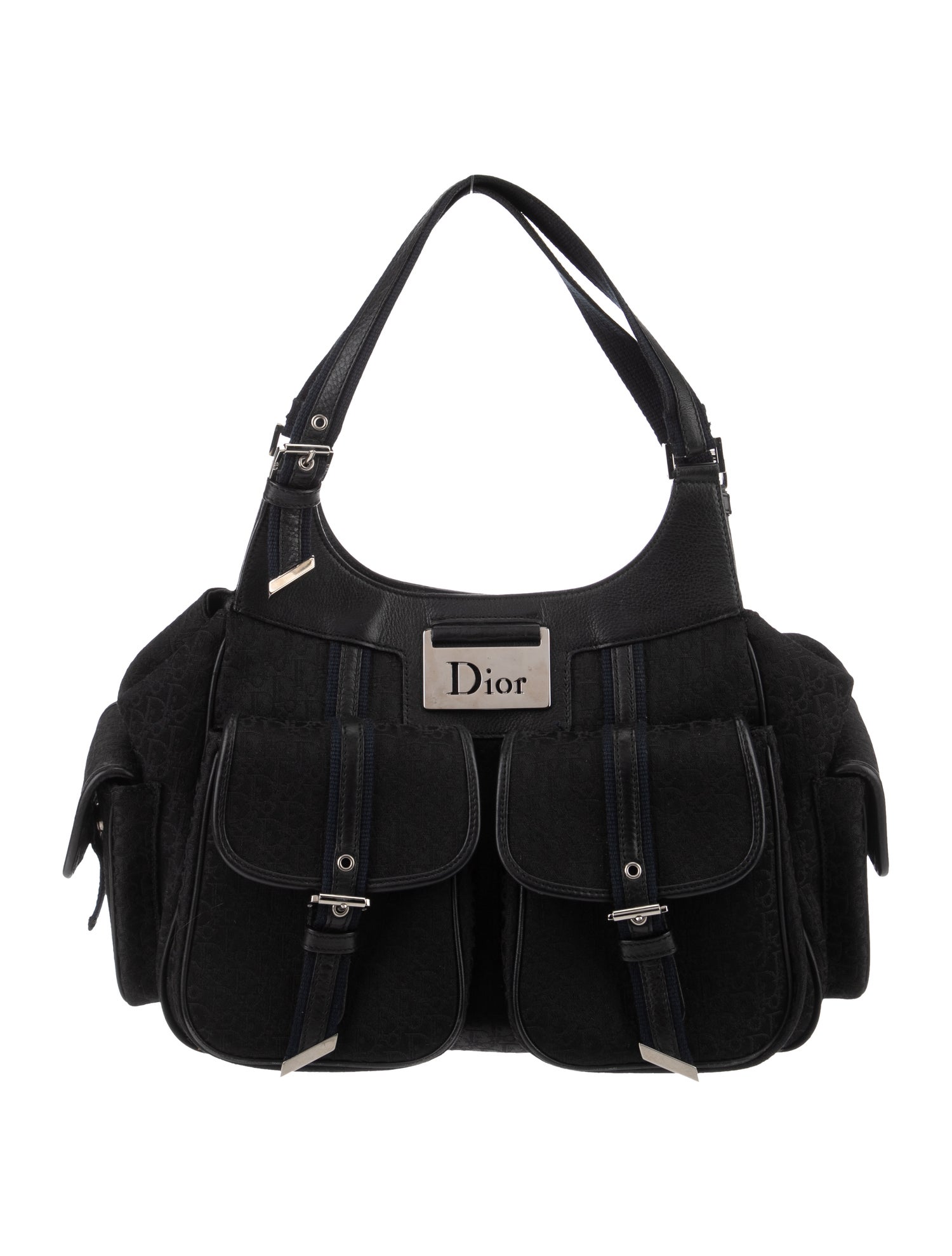 Christian Dior Samourai 1947 Woven Frame Bag - Purple Handle