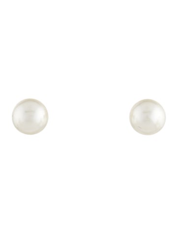 Christian Dior Stud Faux Pearl Mise En Tribales Earrings