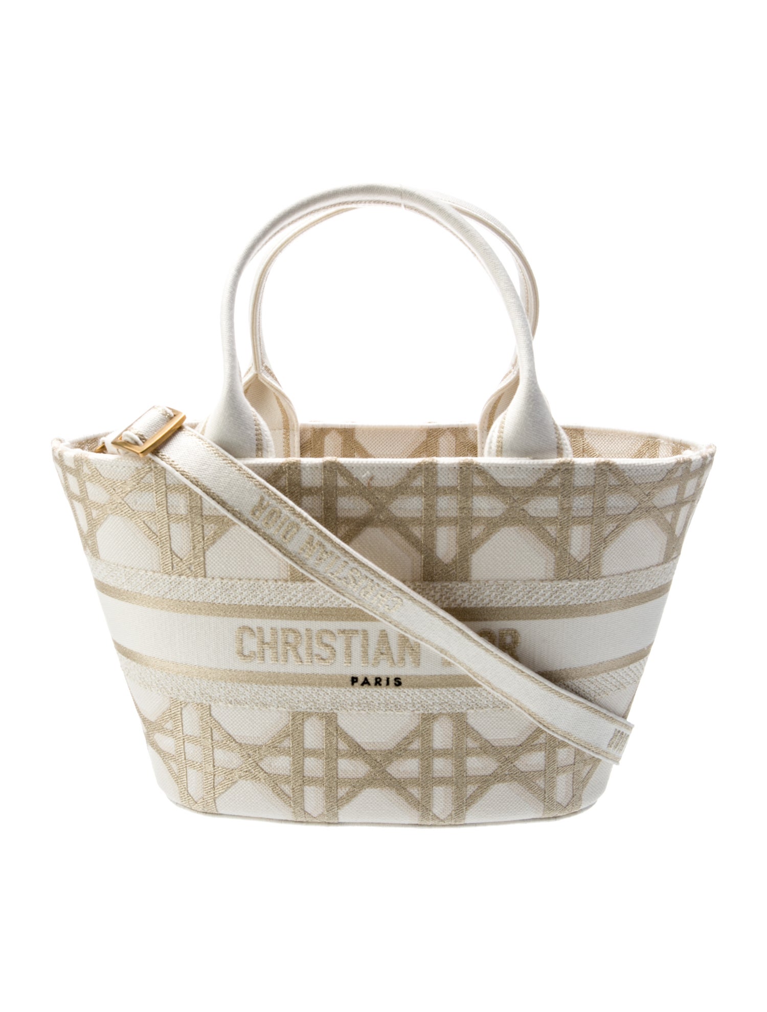 Christian Dior Cannage Brocart Basket 2023
