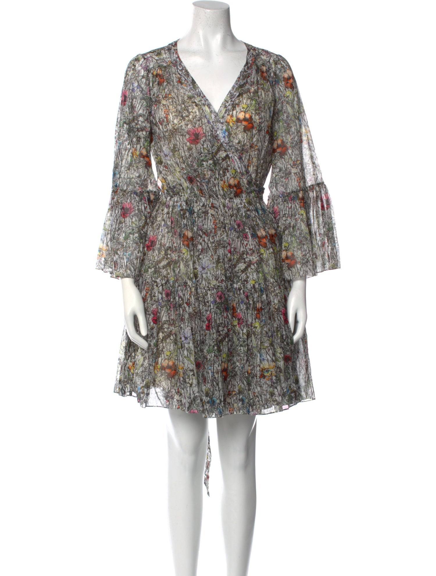 Christian Dior Floral Print Mini Dress