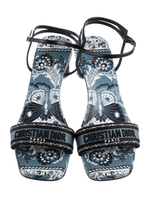 Christian Dior Canvas Patterned Sandals