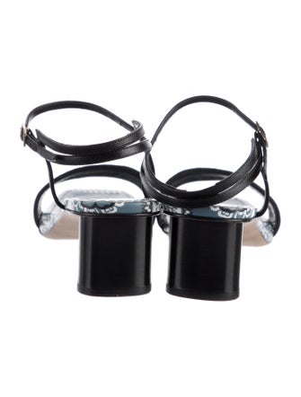 Christian Dior Canvas Patterned Sandals