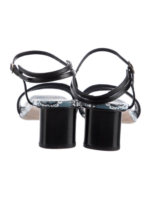 Christian Dior Canvas Patterned Sandals