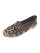 Christian Dior Canvas Animal Print Espadrilles