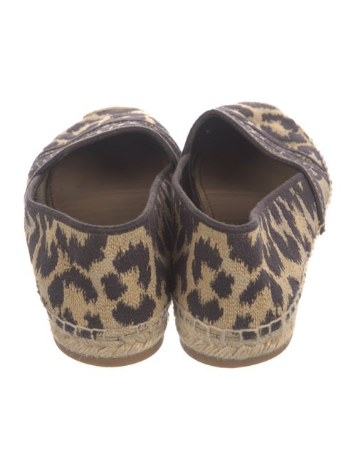 Christian Dior Canvas Animal Print Espadrilles