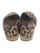 Christian Dior Canvas Animal Print Espadrilles