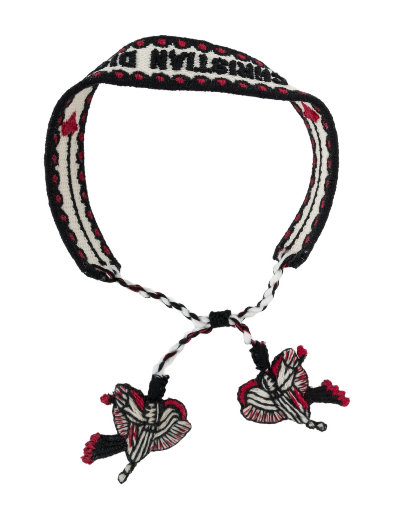 Christian Dior Woven Friendship Adjustable Bracelet