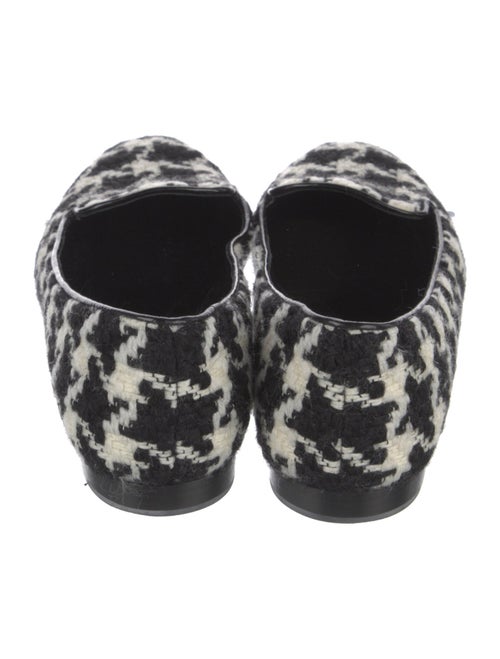 Christian Dior Wool Houndstooth Print Loafers