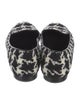 Christian Dior Wool Houndstooth Print Loafers