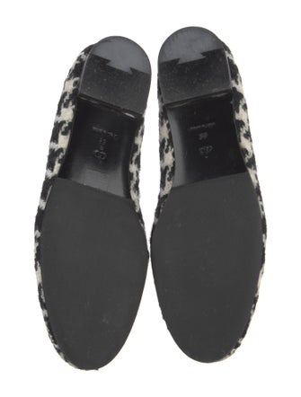 Christian Dior Wool Houndstooth Print Loafers