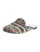 Christian Dior Canvas Printed Mules