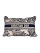 Christian Dior Dioriviera Toile de Jouy Rectangular Throw Pillow