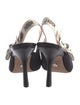 Christian Dior Graphic Print Slingback Pumps