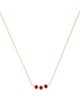 Christian Dior 18K Mimirose Pendant Necklace