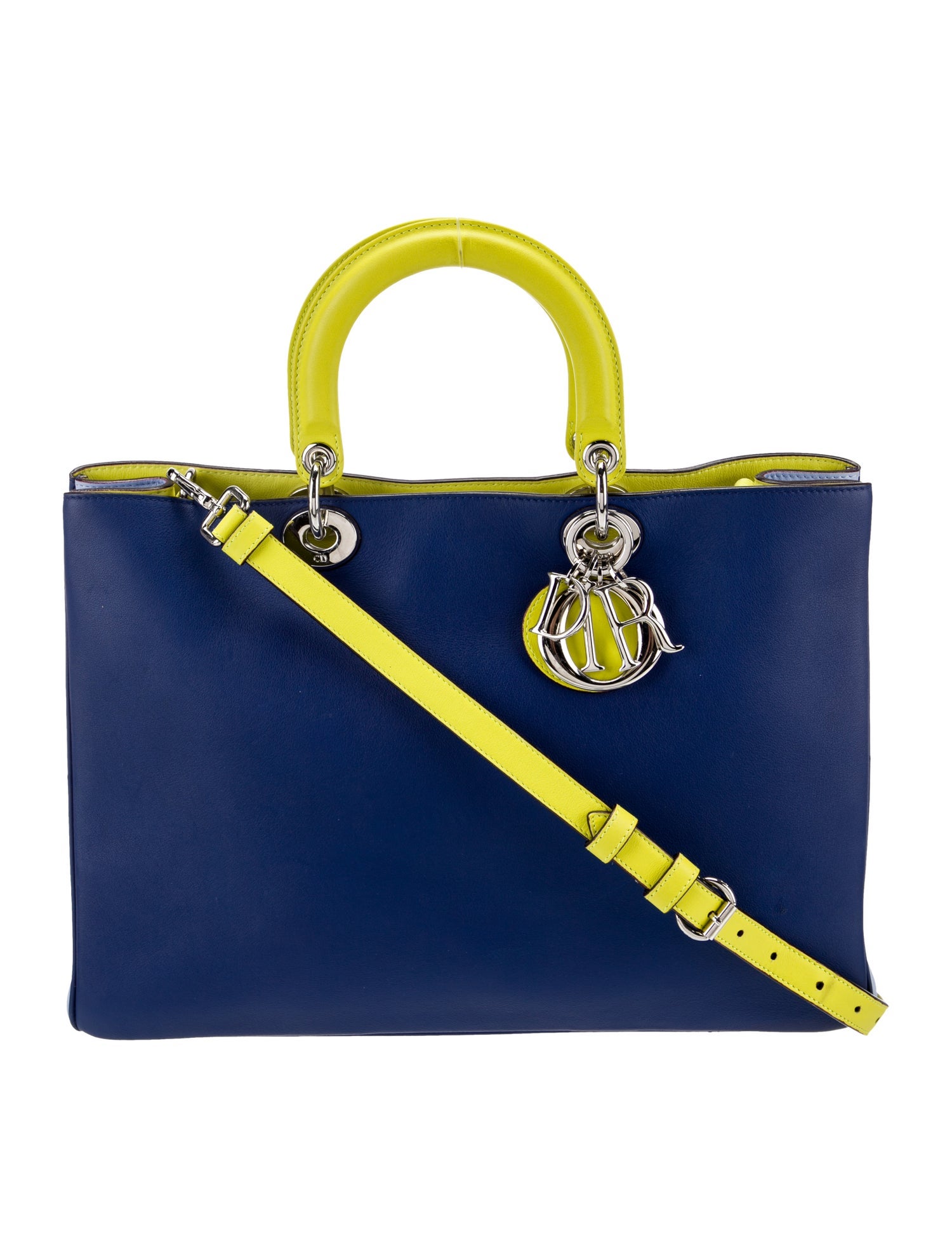 DIOR ポーチ 30 Montaigne Aphrodite Pouch CHRISTIAN DIOR Montaigne Aphrodite Oblique Jacquard Blue Pouch