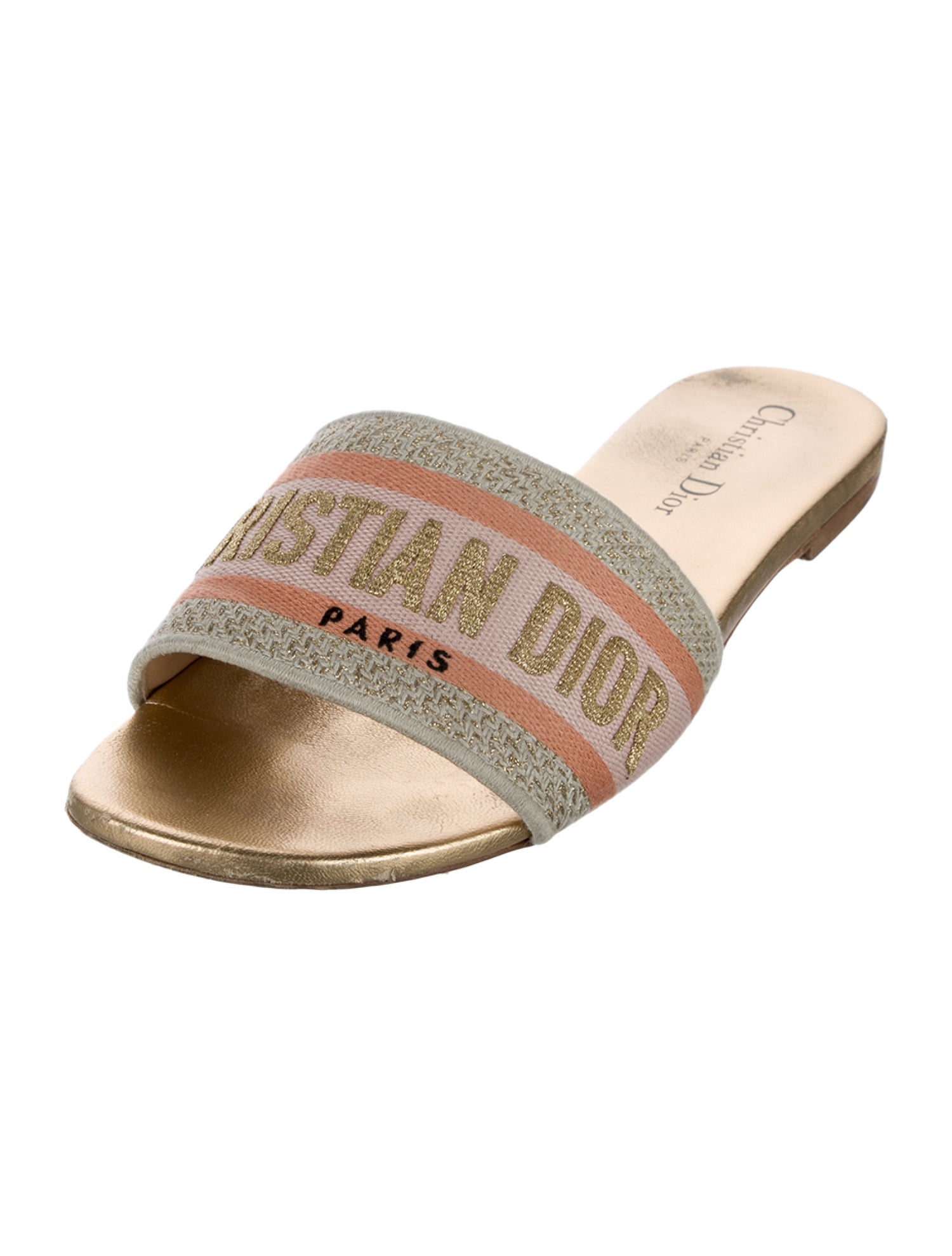 Christian Dior Printed Slides