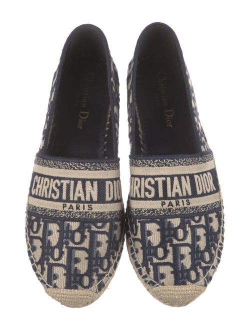 Christian Dior Oblique Jacquard Canvas Espadrilles