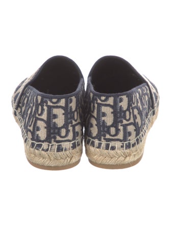Christian Dior Oblique Jacquard Canvas Espadrilles