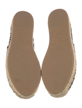 Christian Dior Oblique Jacquard Canvas Espadrilles