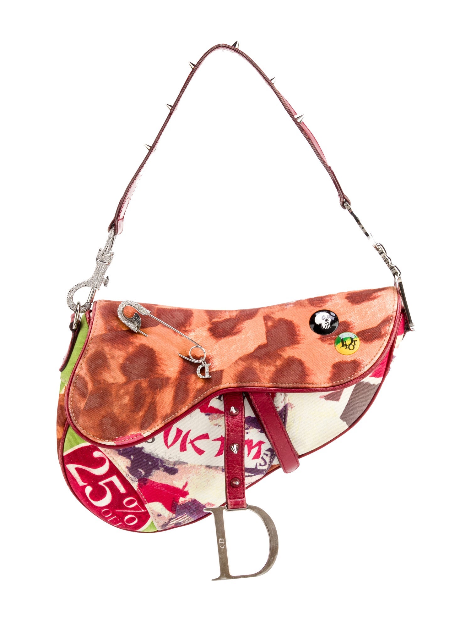 Christian Dior Canvas Victim Saddle