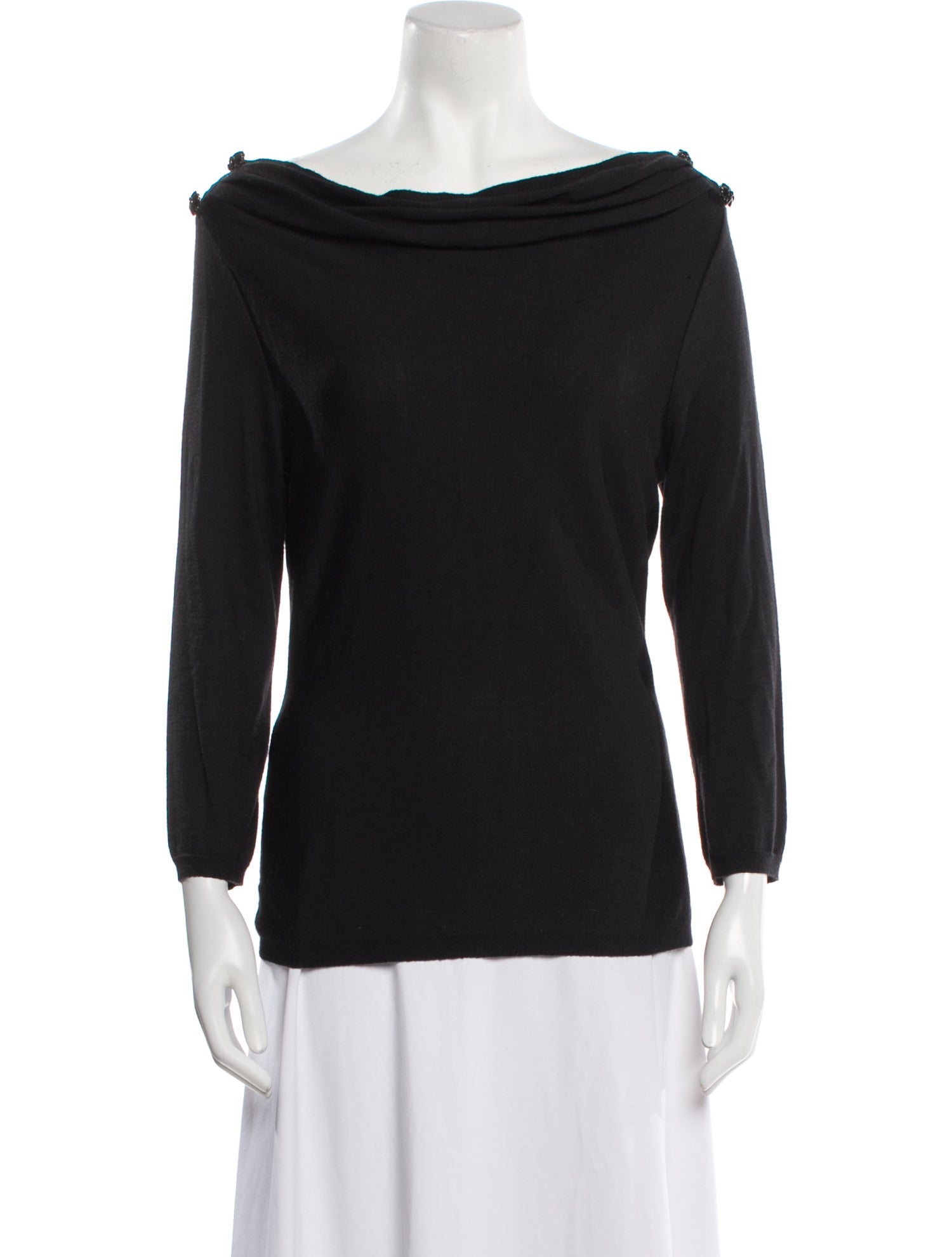 Christian Dior Wool Cowl Neck Sweater