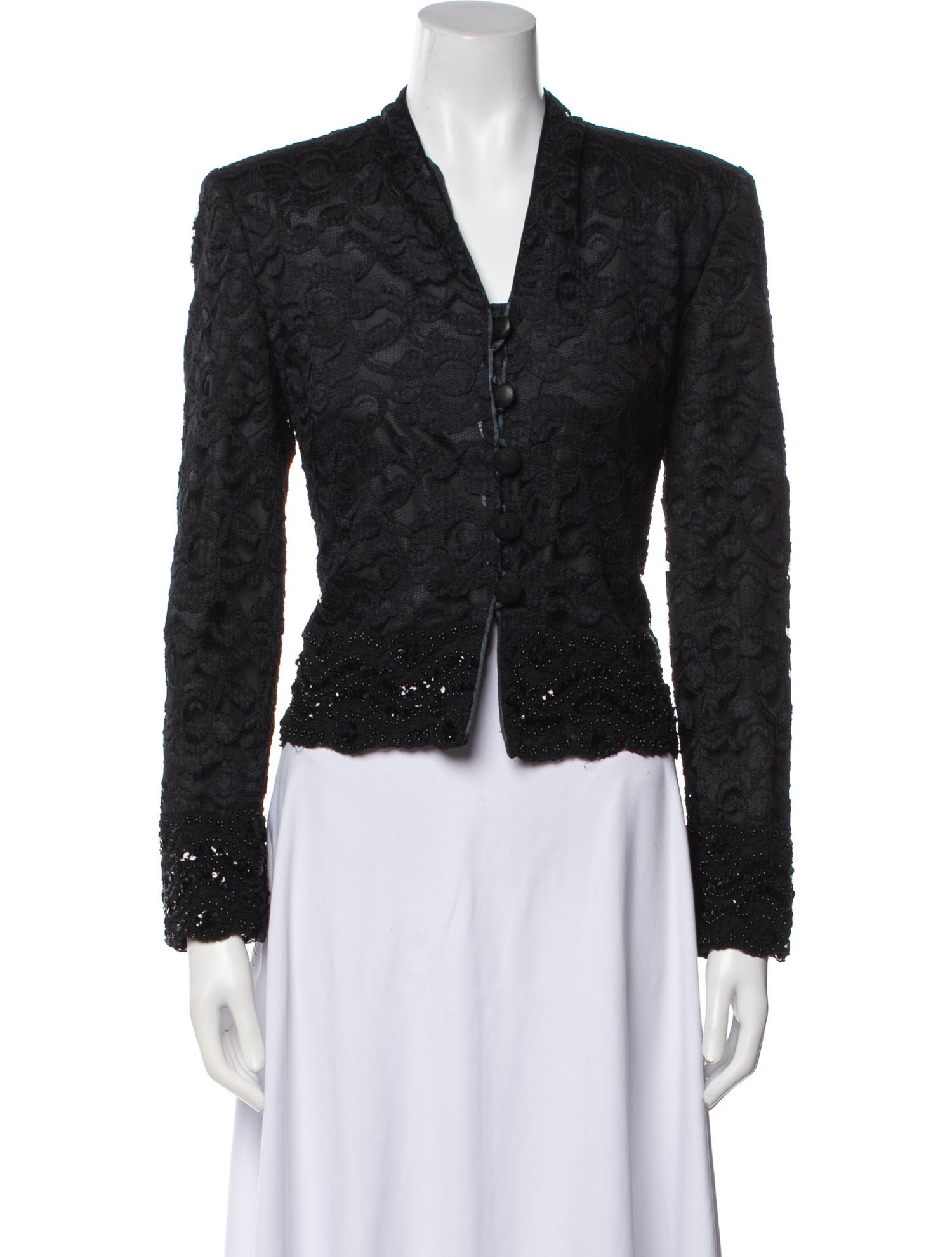 Christian Dior Floral Print Evening Jacket