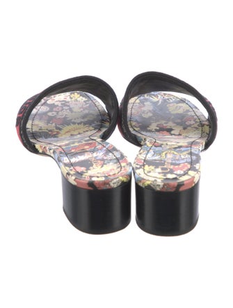 Christian Dior Canvas Printed Slides