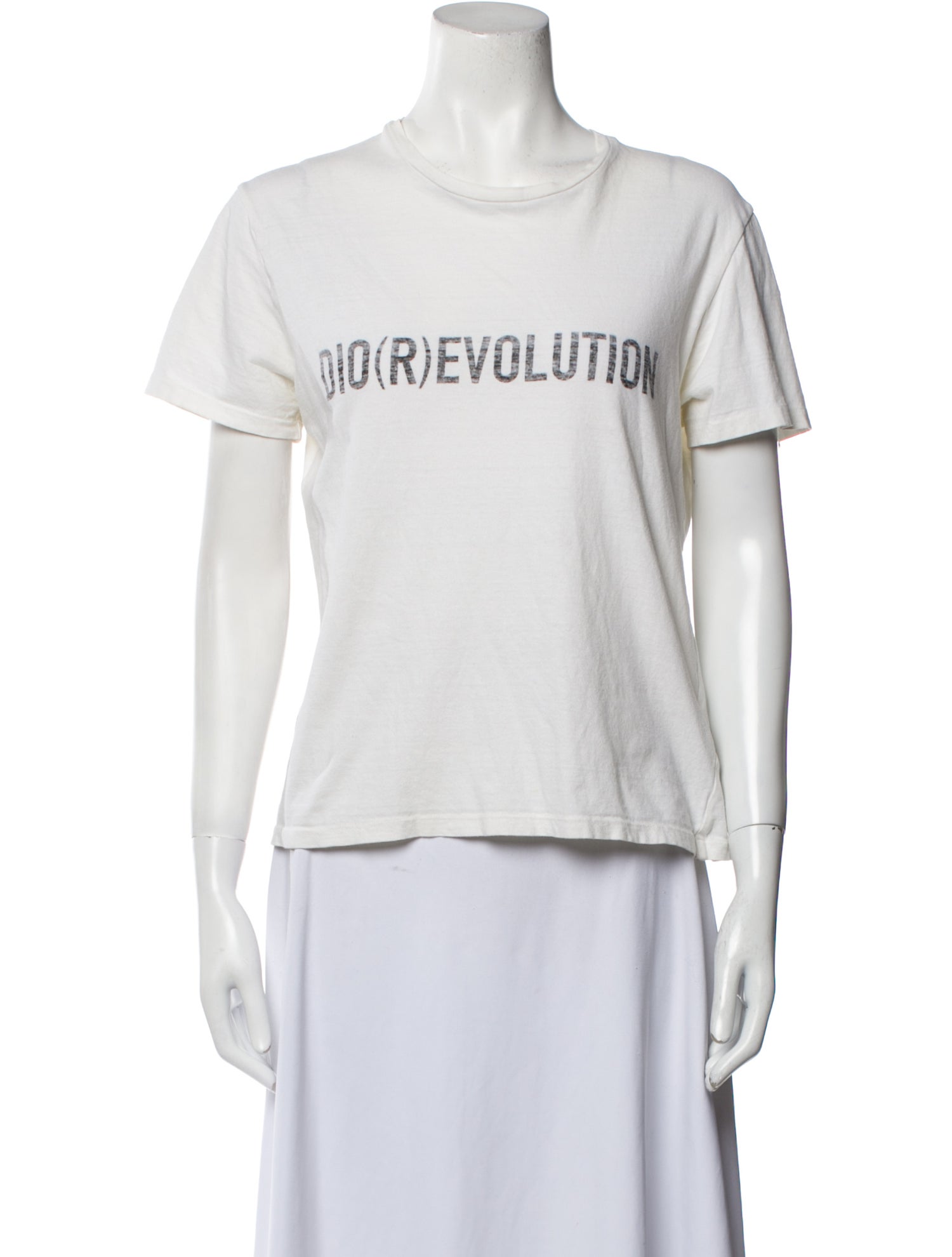 Christian Dior Graphic Print Crew Neck T-Shirt