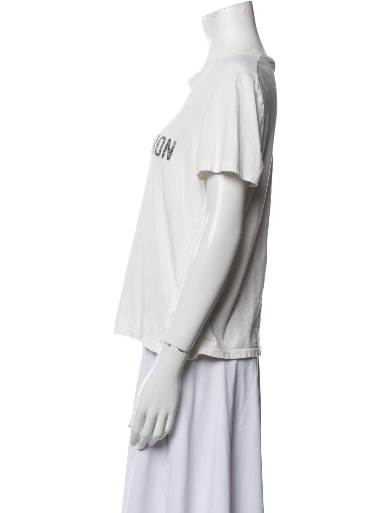 Christian Dior Graphic Print Crew Neck T-Shirt