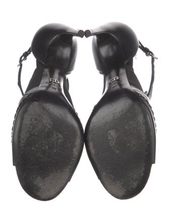Christian Dior Leather T-Strap Pumps