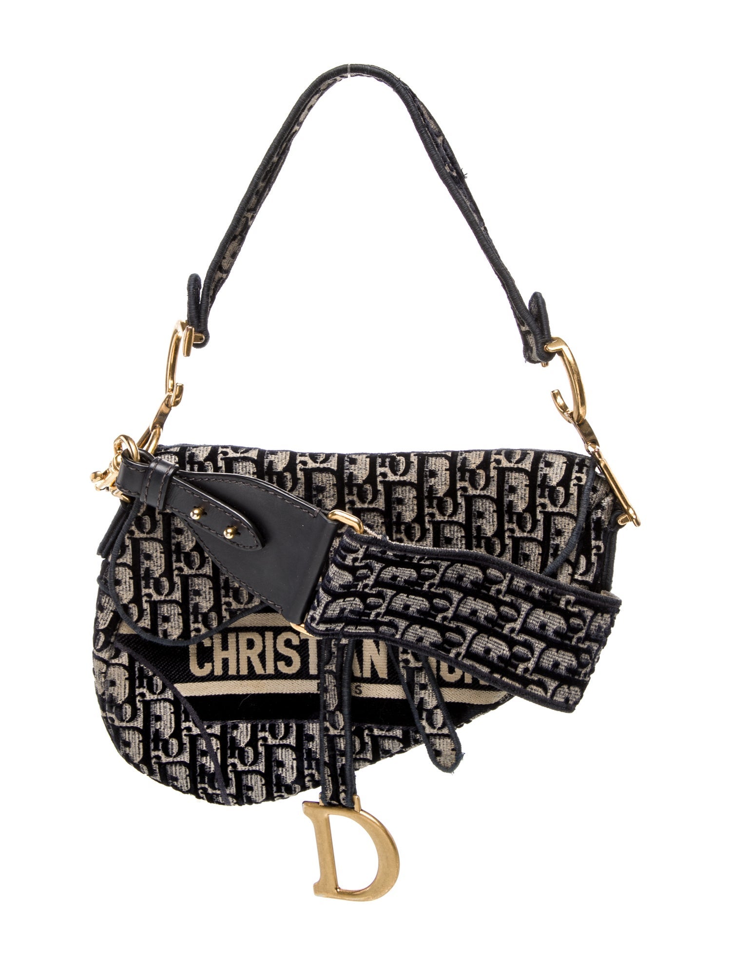 Christian Dior Oblique Jacquard Oblique Saddle