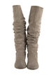 Christian Dior Suede Slouch Boots