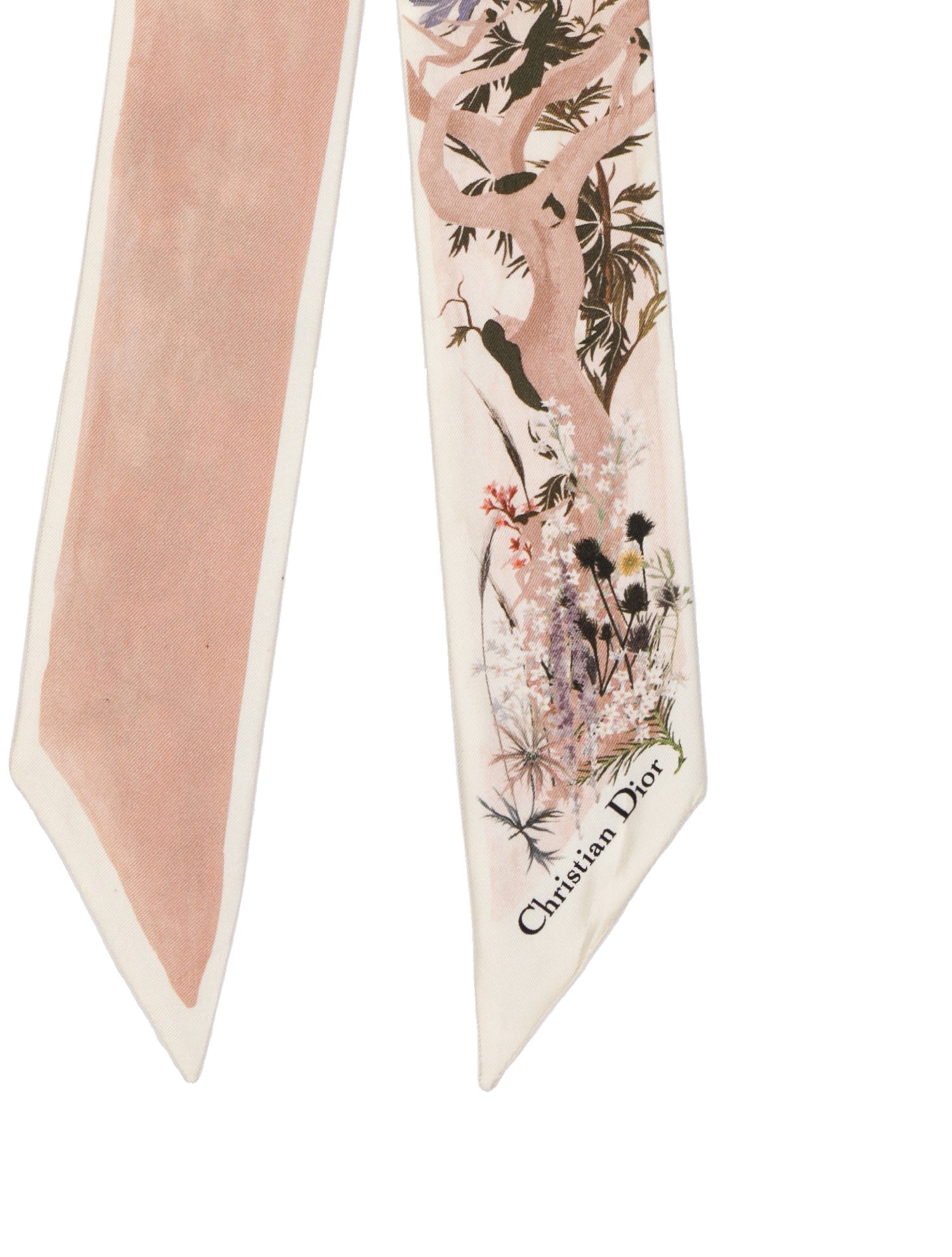 DIOR MEN Silk Printed Bandeau