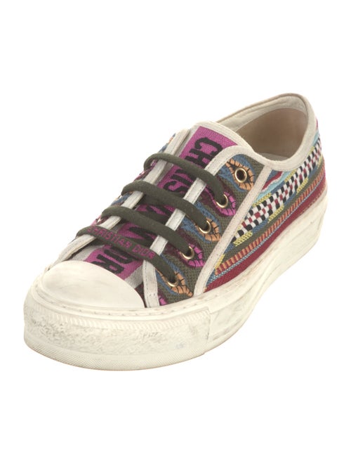 Christian Dior Canvas Patterned Sneakers