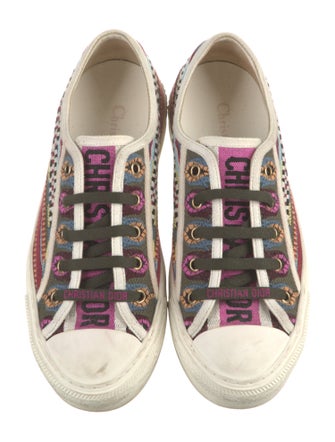 Christian Dior Canvas Patterned Sneakers