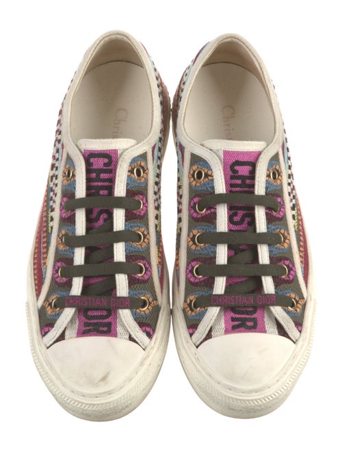 Christian Dior Canvas Patterned Sneakers