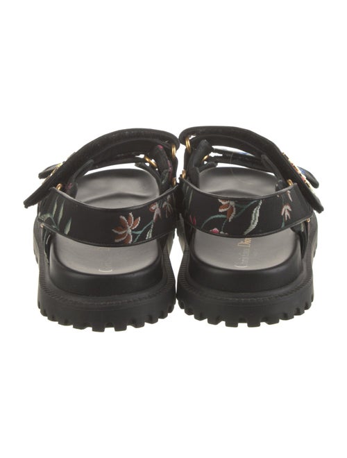 Christian Dior Canvas Floral Print Sandals