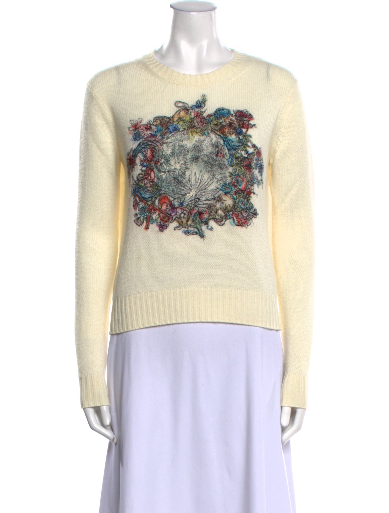 Christian Dior Cashmere Printed Sweater
