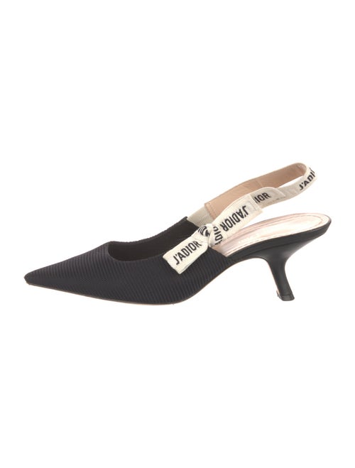 Christian Dior Bow Accents Slingback Pumps