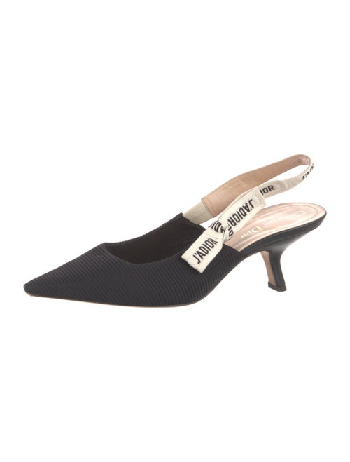 Christian Dior Bow Accents Slingback Pumps
