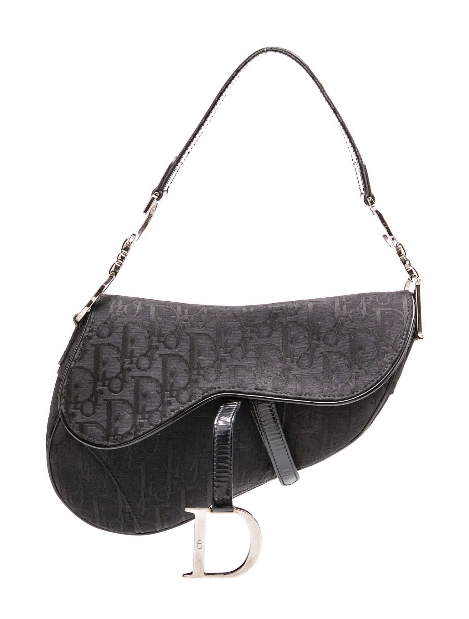 Christian Dior Vintage Satin Crystal Mini Lady Dior Bag