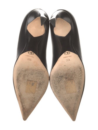 Christian Dior Suede Crystal Embellishments Pumps