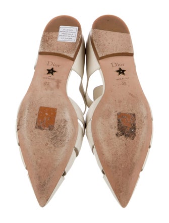 Christian Dior Leather Mary Jane Flats