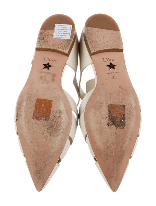 Christian Dior Leather Mary Jane Flats