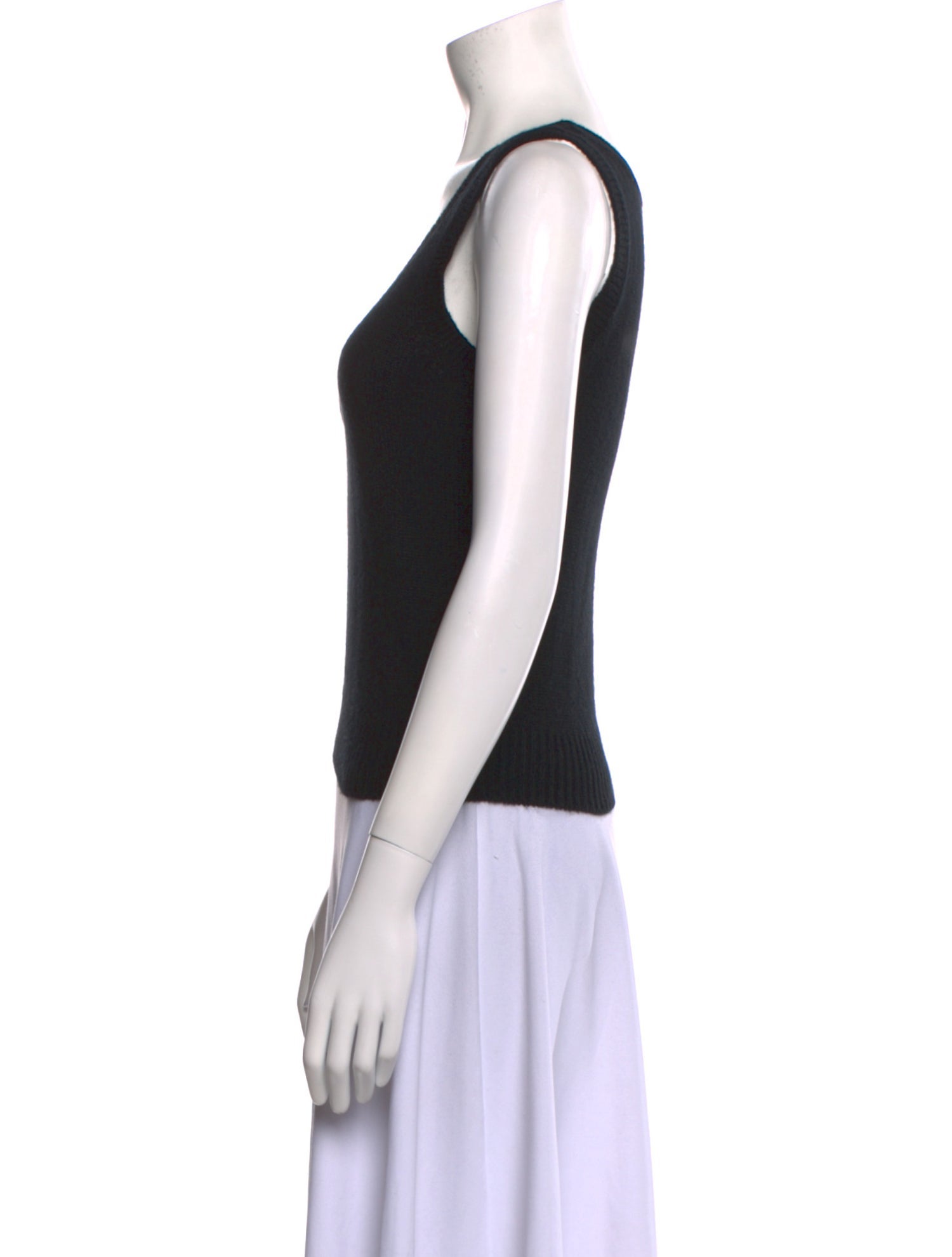 Christian Dior Cashmere Scoop Neck Top