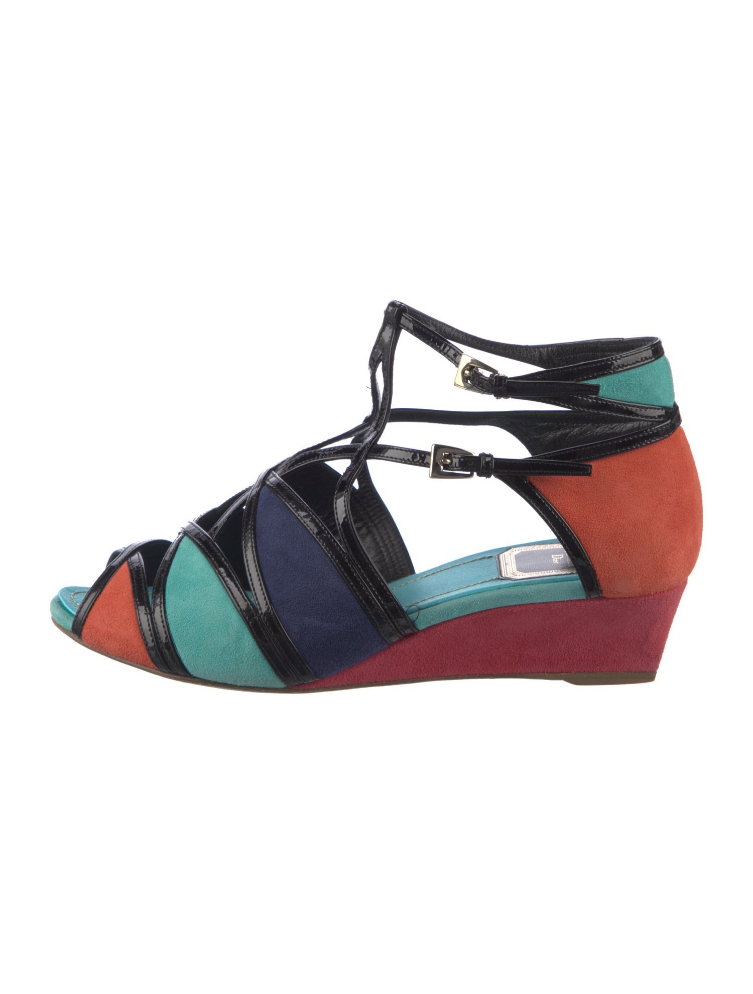 Christian Dior Vintage Suede D'Orsay Pumps